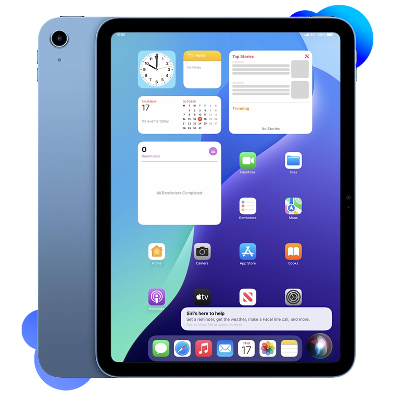 iPad 10th bleu